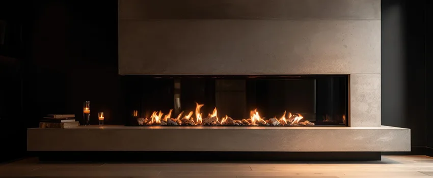 Gas Fireplace Ember Bed Design Services in Winthrop, Massachusetts