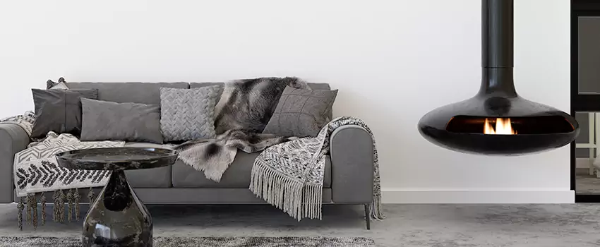 Circular Hanging Fireplace Installation Services in Winthrop, MA